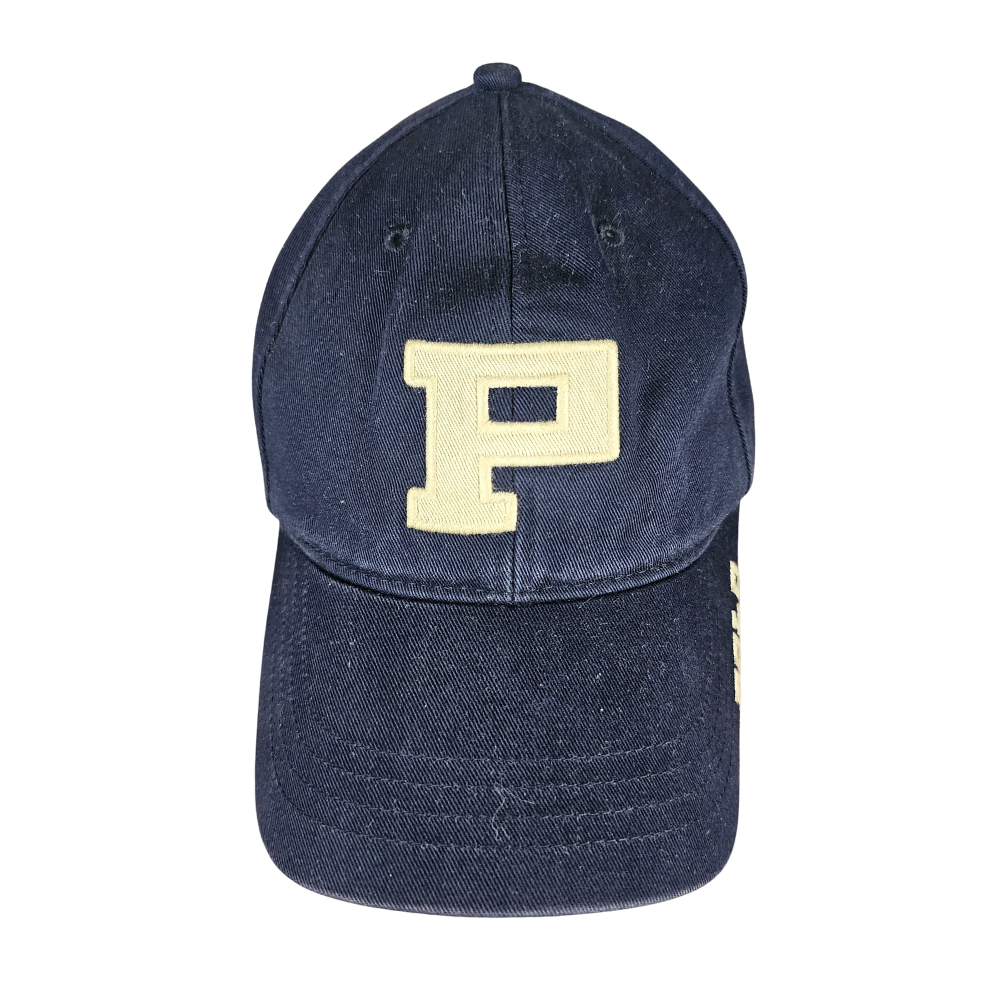 1990s POLO SPORT Varsity “P” Cap – Navy / Gold (OSFA)