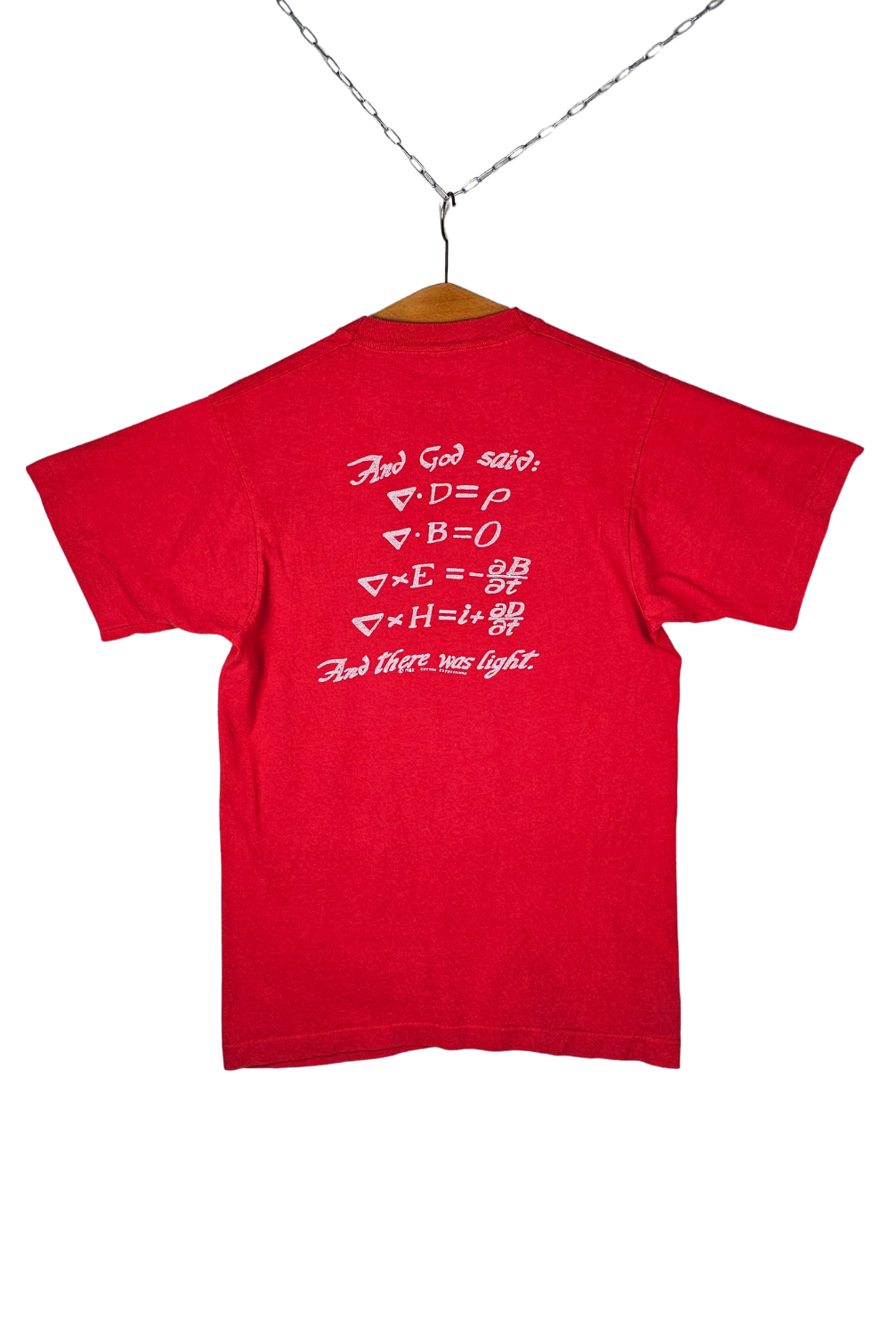 1982 Cotton Expressions Physics Tee - Maxwell’s Equations