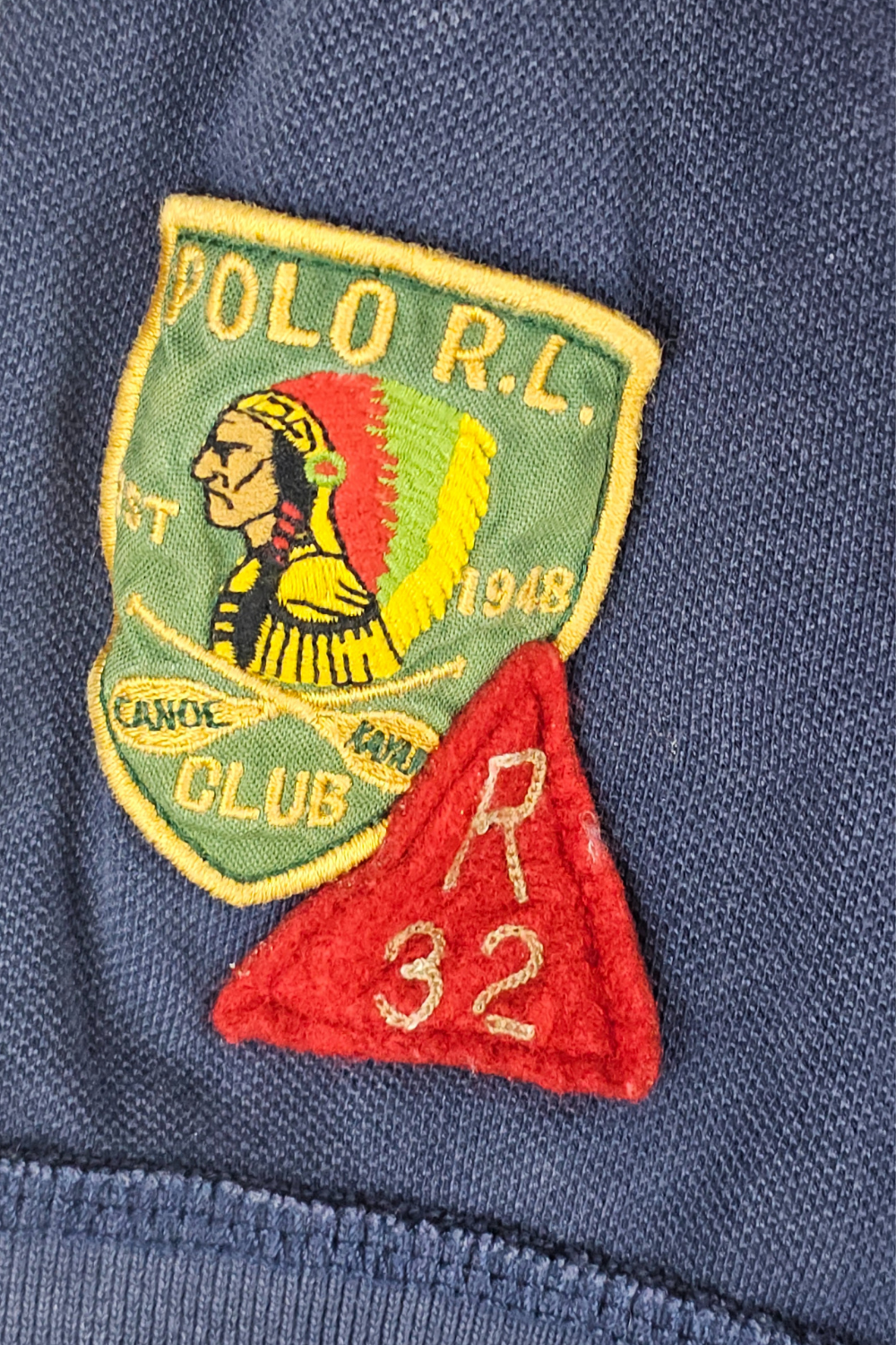 Polo Ralph Lauren “Canoe Club” Patch Polo - Custom Fit L