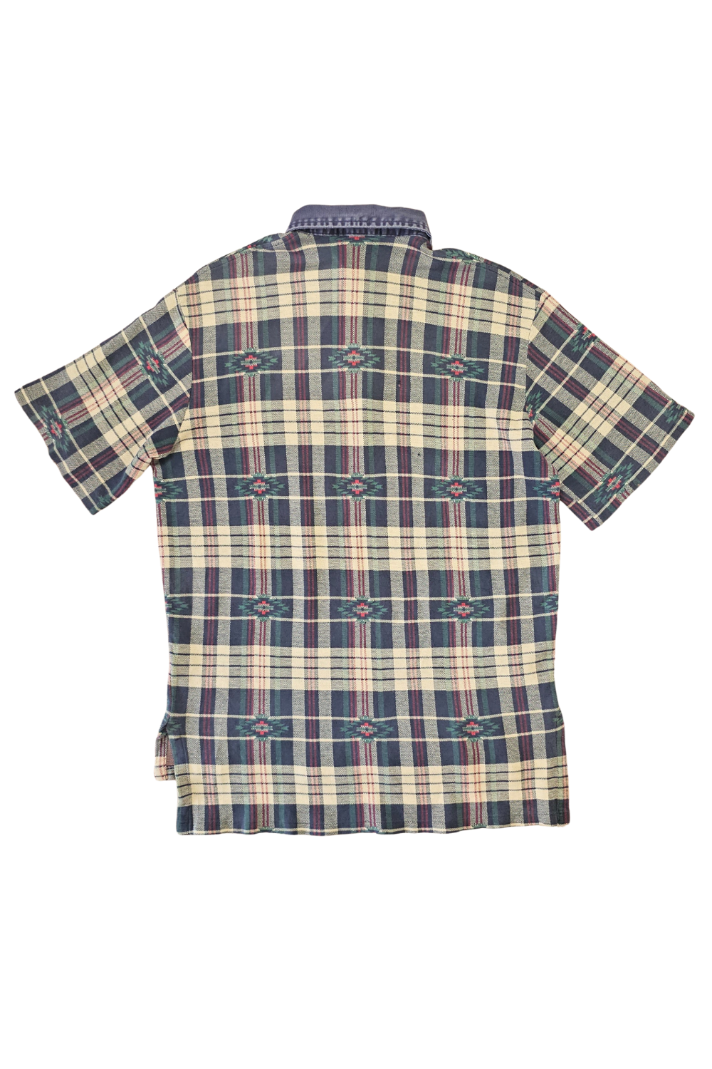 SS93 Polo RL Southwestern Jacquard Polo - Made in USA - Sz M