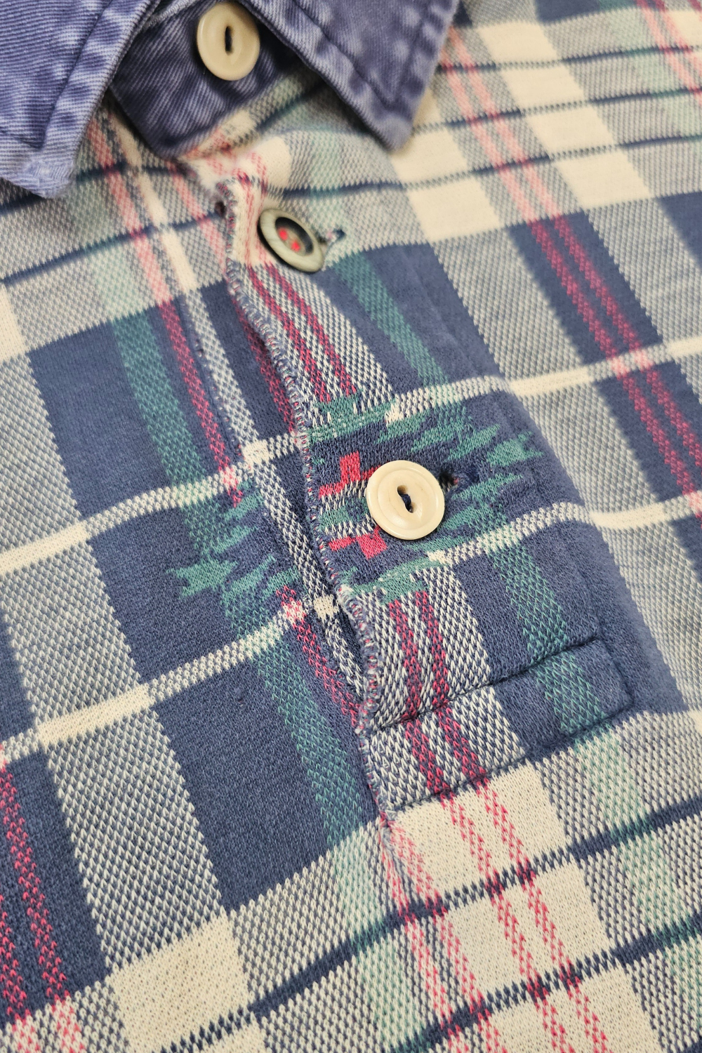 SS93 Polo RL Southwestern Jacquard Polo - Made in USA - Sz M