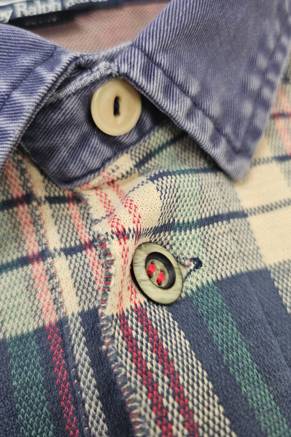 SS93 Polo RL Southwestern Jacquard Polo - Made in USA - Sz M