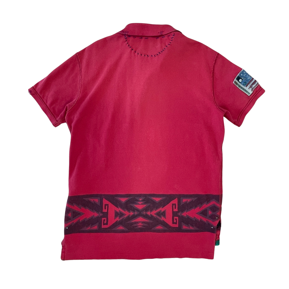 PRL “Hand‑Repaired” Big Pony Polo 08SS — Custom Fit, M