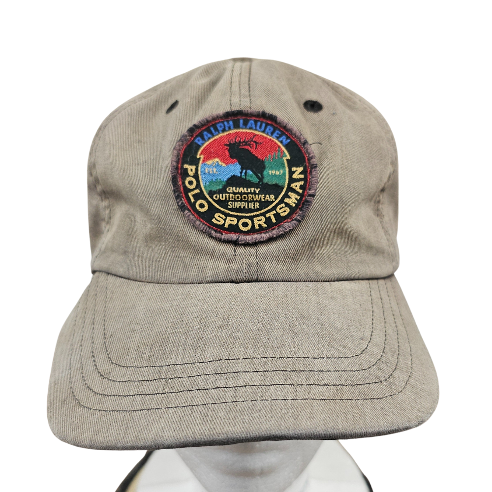 90s Polo Sportsman Elk Patch Cap (RARE)