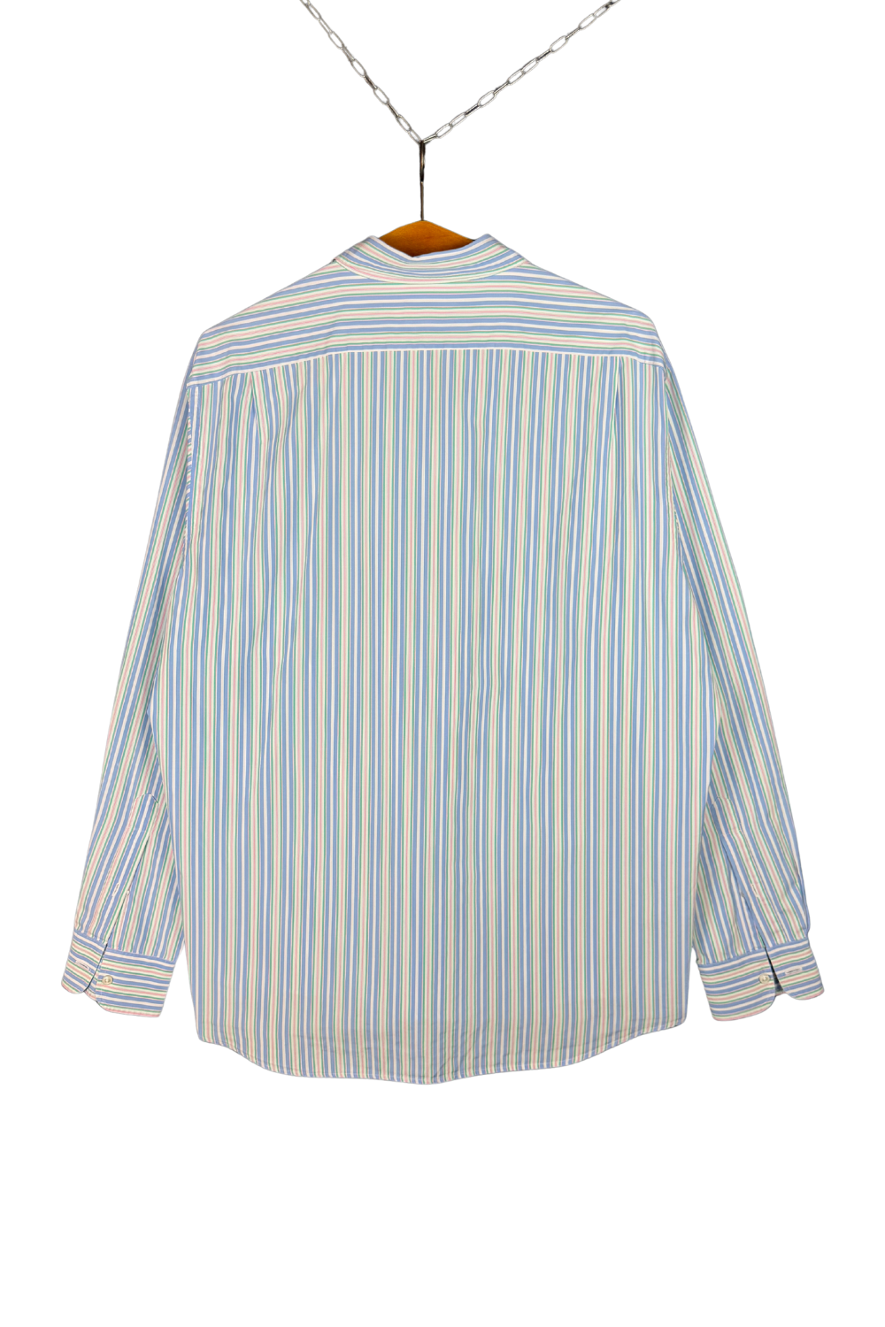 RL Purple Label SS03 Italian Cotton Candy Stripe Shirt - MOP