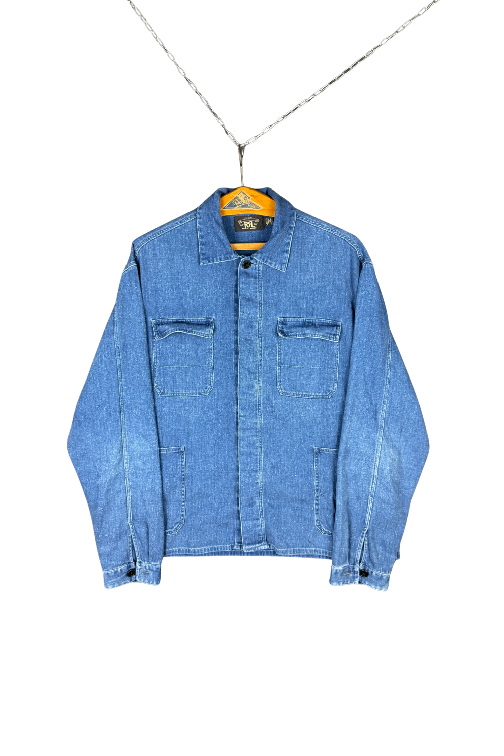 RRL Cotton-Linen Herringbone Denim Work Jacket - ss15 est