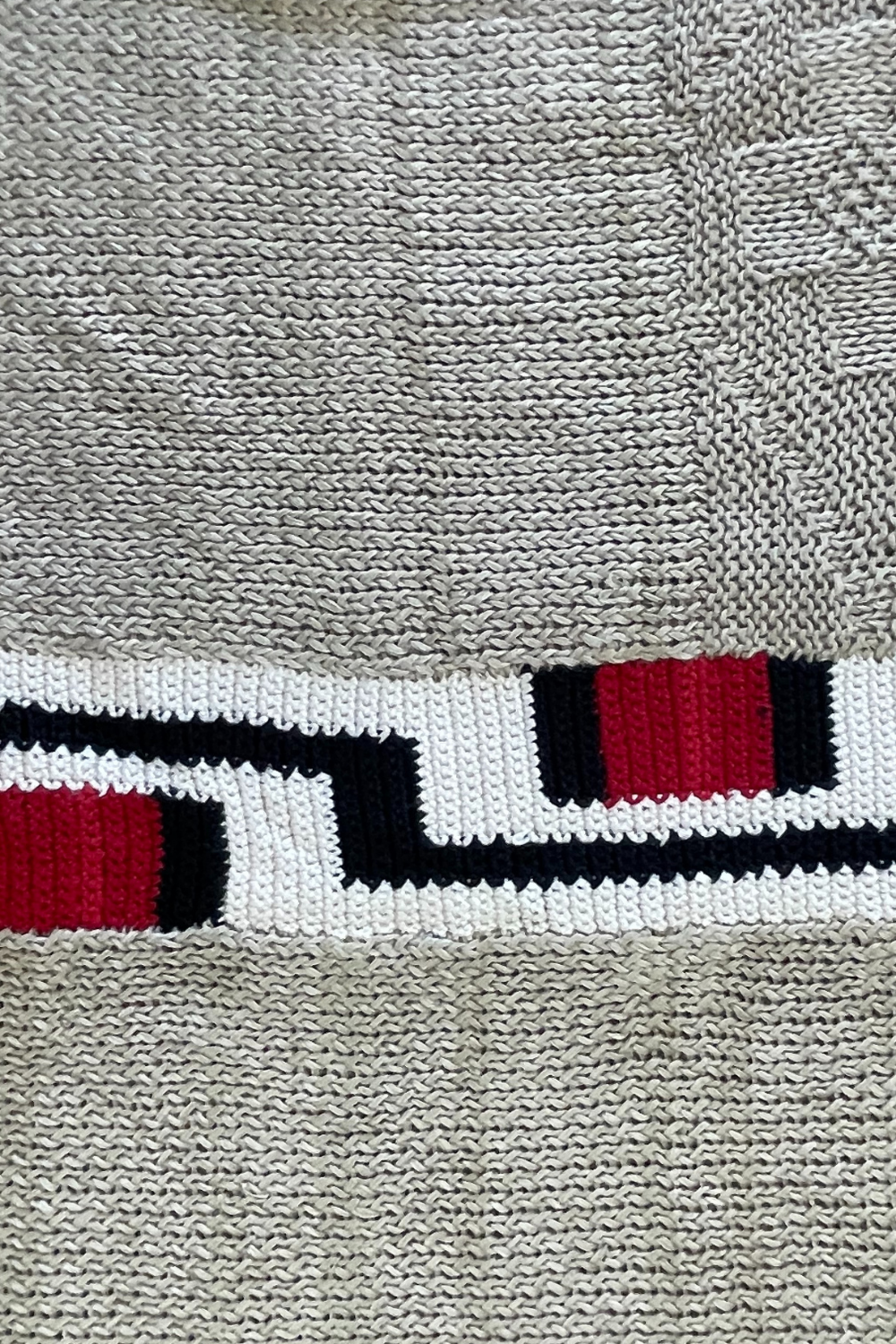 RL Black Label Hand‑Knit Beaded Poncho/Cape – Women’s S