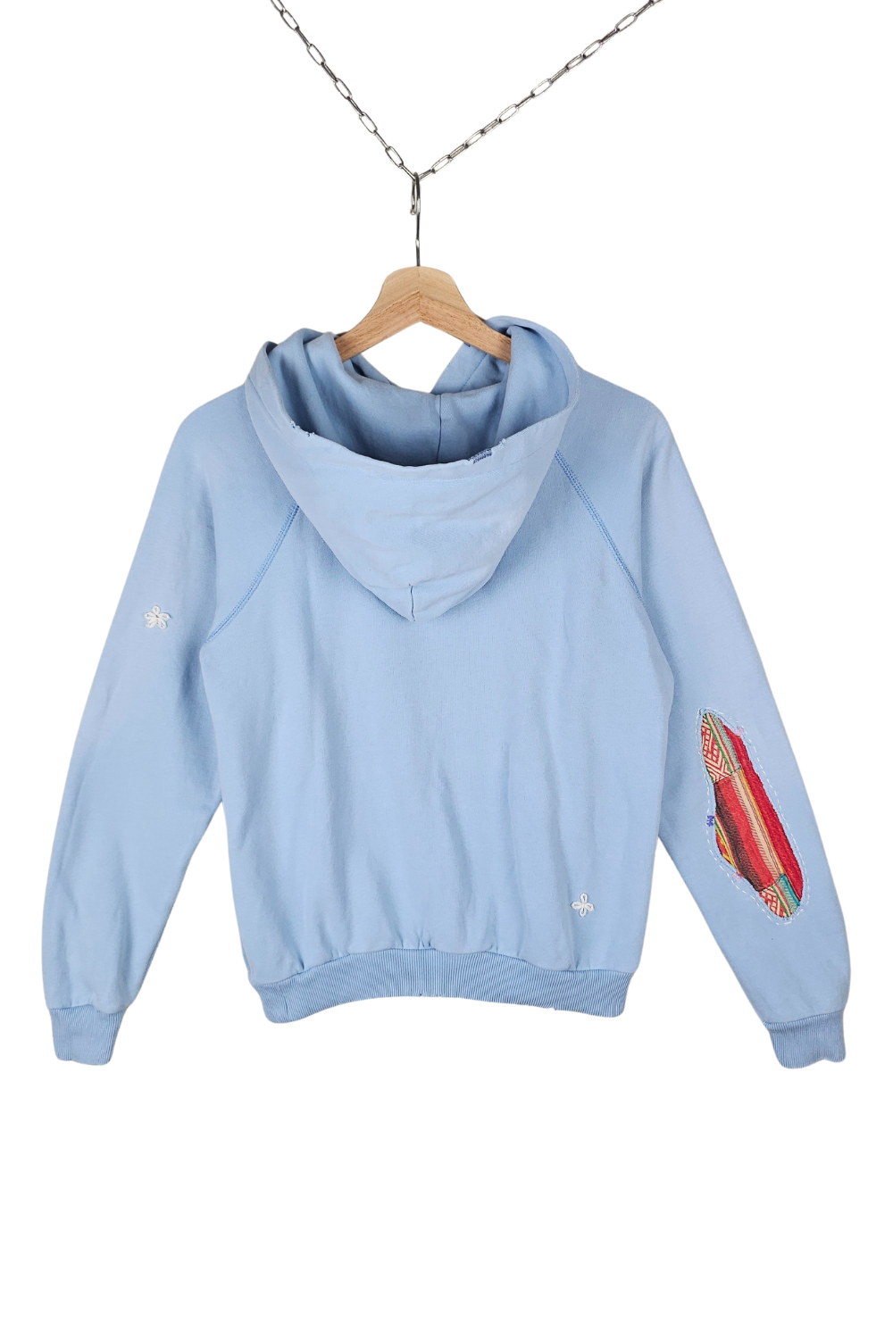 PRL “Authentic Denim Goods” Hand-patched Hoodie - XL (Women)