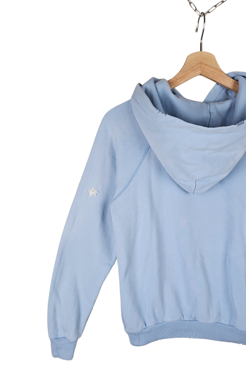 PRL “Authentic Denim Goods” Hand-patched Hoodie - XL (Women)