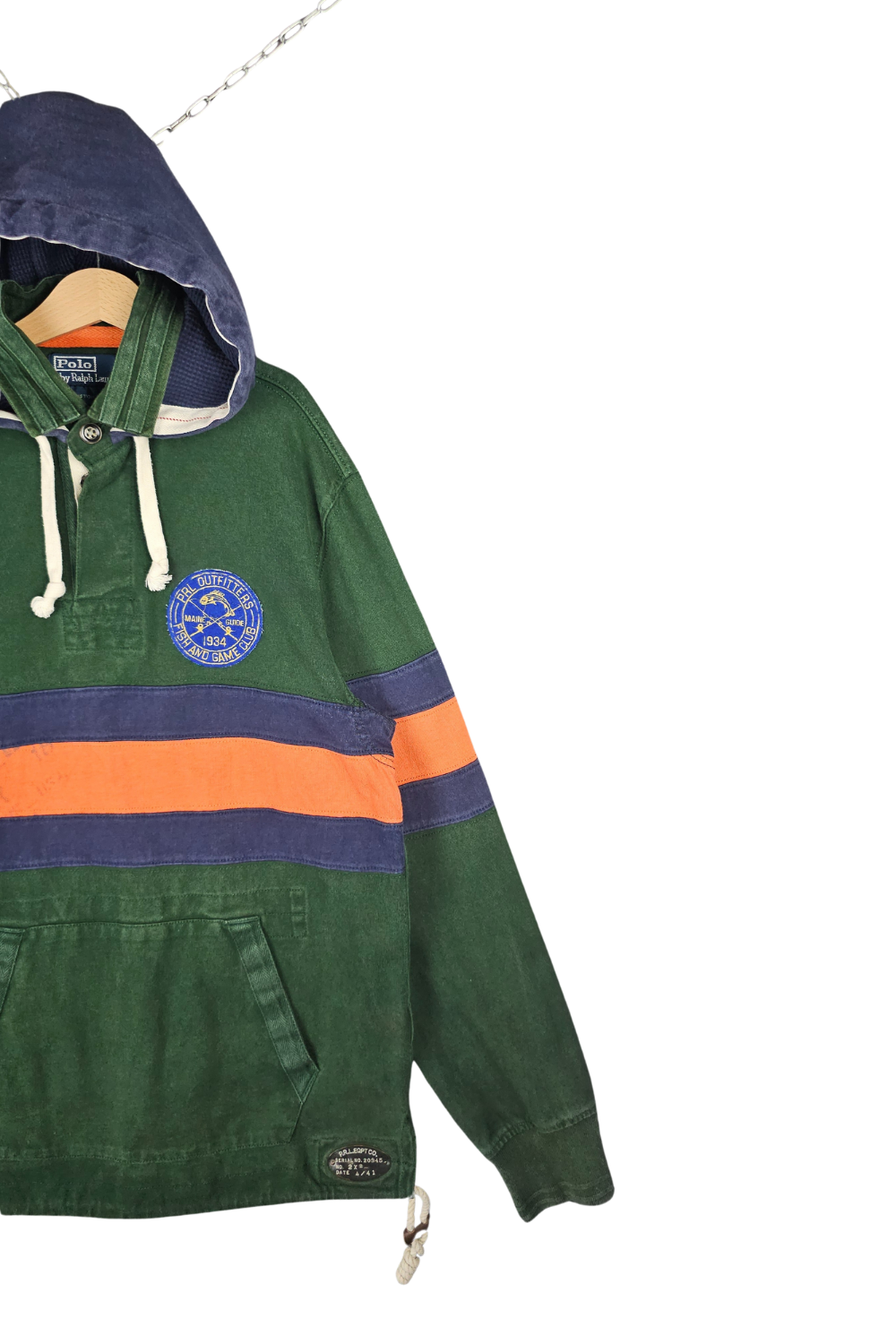 PRL “PRL Outfitters / Fish & Game Club” Hooded Rugby - 08AW