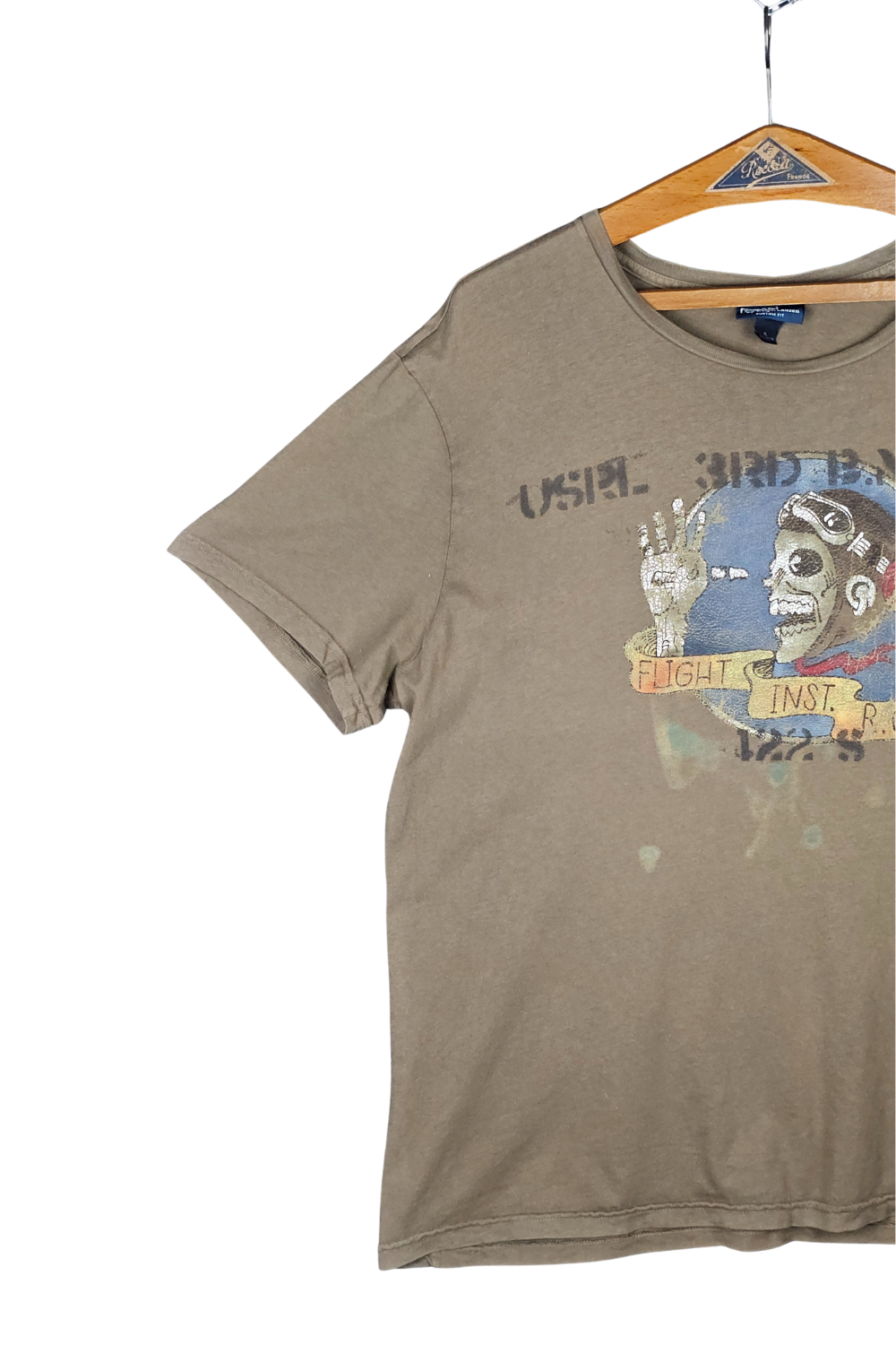 08ss Polo Ralph Lauren RL-67 Flight Instructor Tee - Khaki