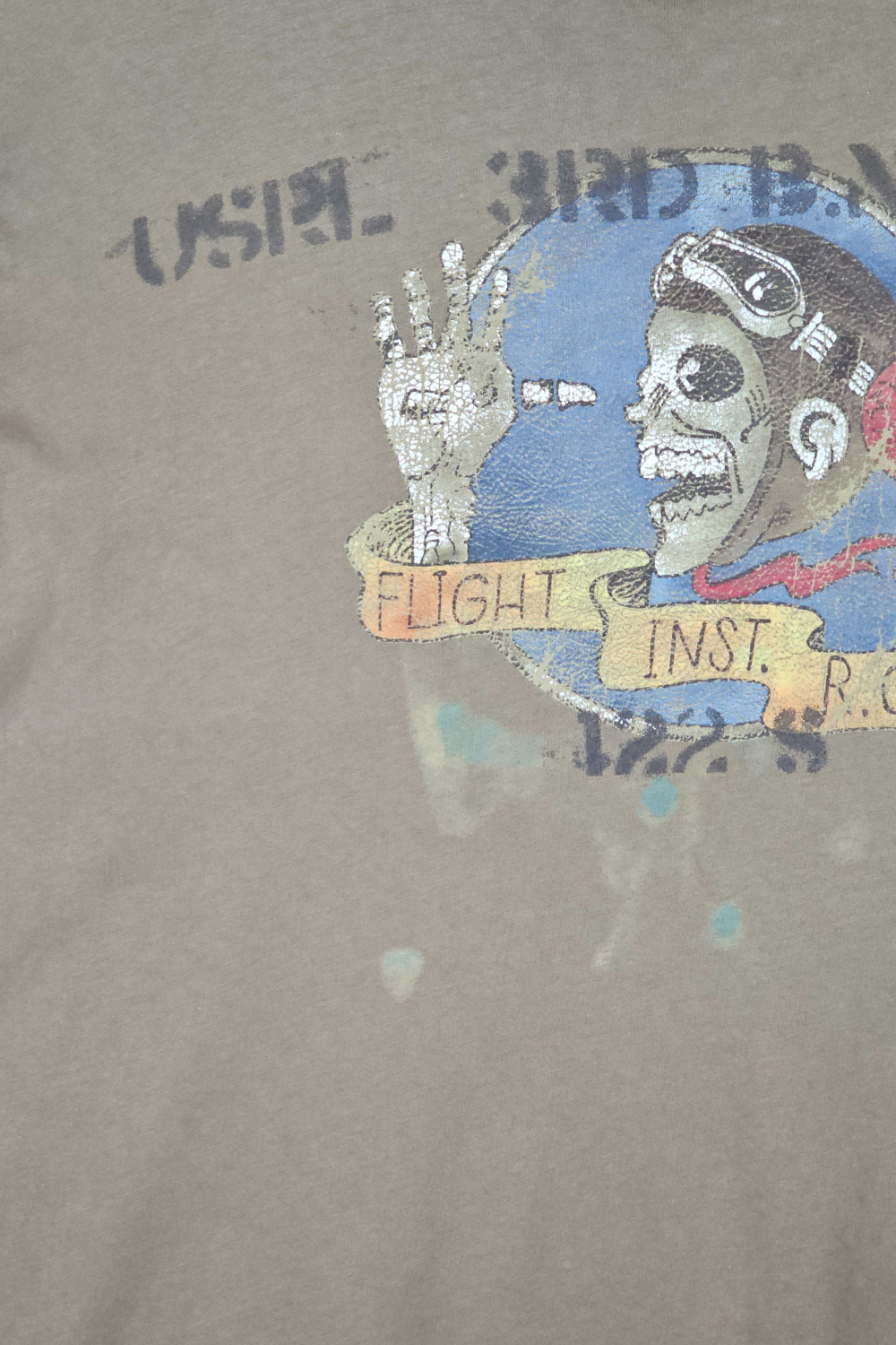 08ss Polo Ralph Lauren RL-67 Flight Instructor Tee - Khaki