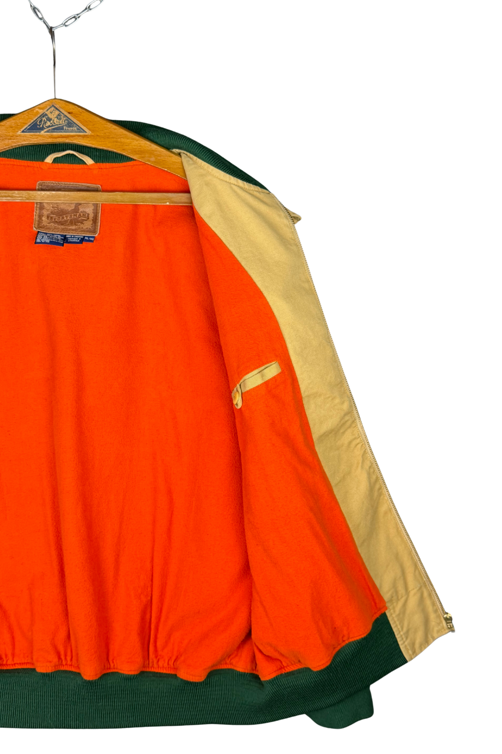 FW93 Polo Sportsman Canvas Bomber | XL | Khaki/Forest/Blaze