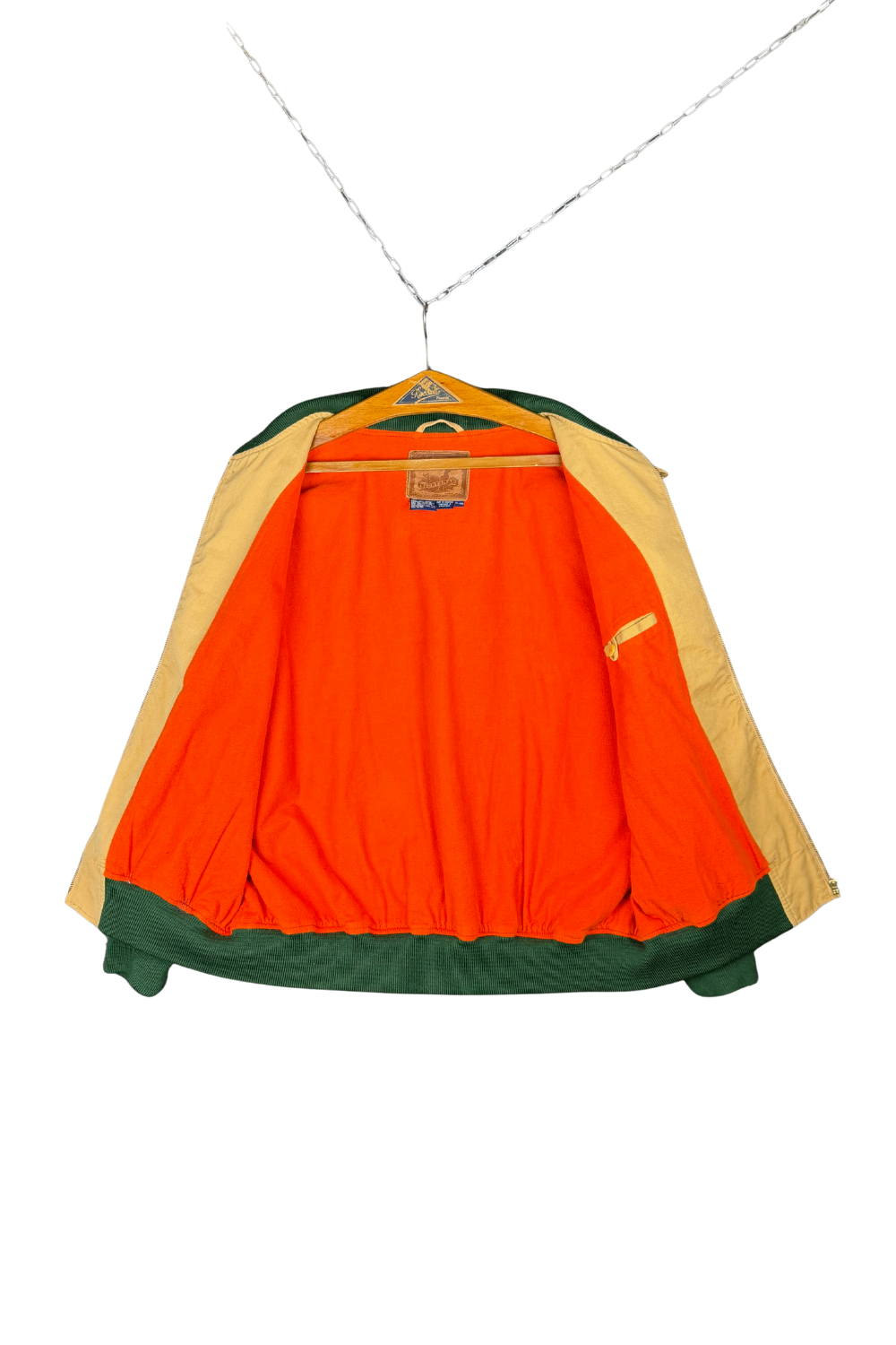 FW93 Polo Sportsman Canvas Bomber | XL | Khaki/Forest/Blaze