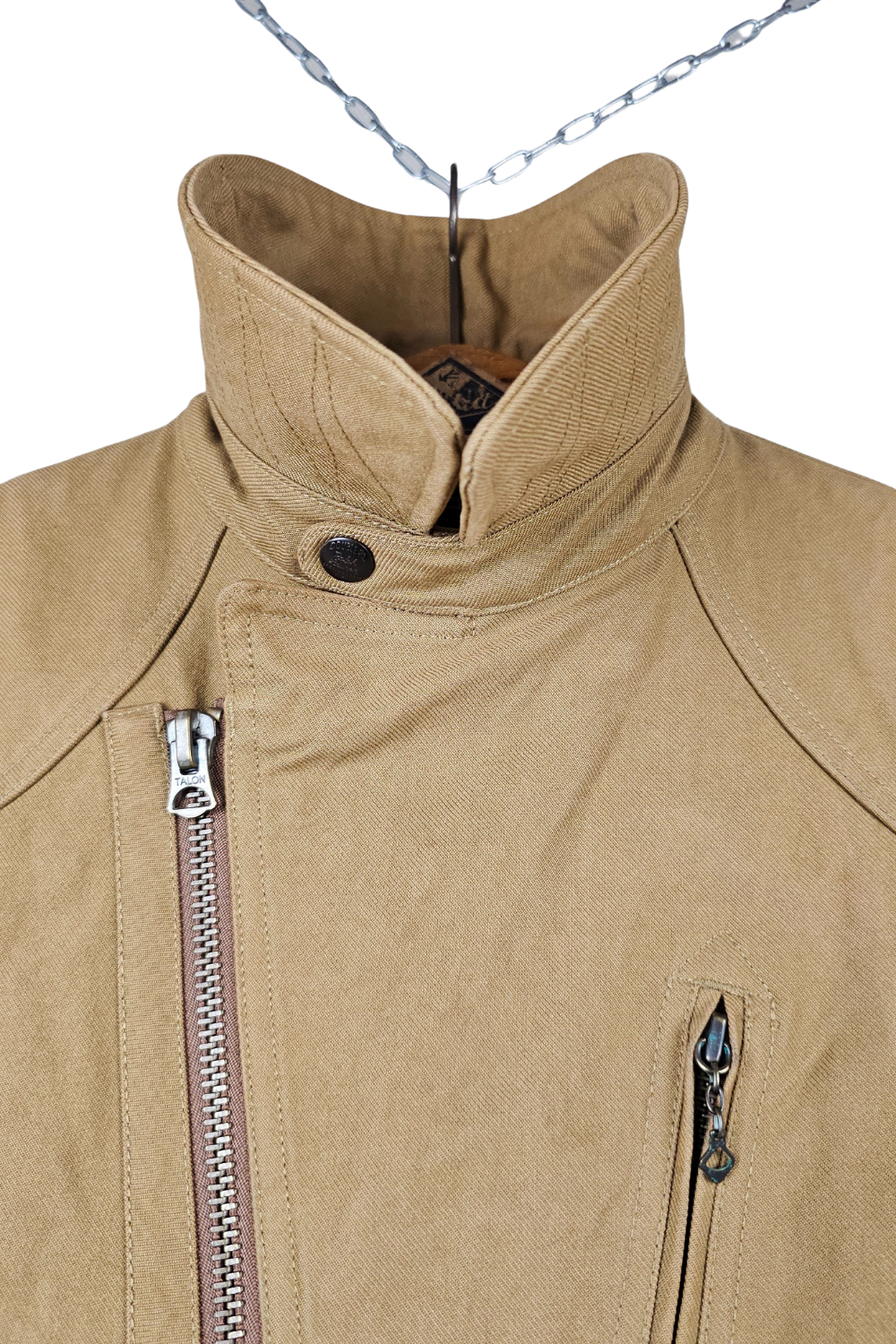 RRL / Double RL Canvas Asym Moto Jacket - late-00s