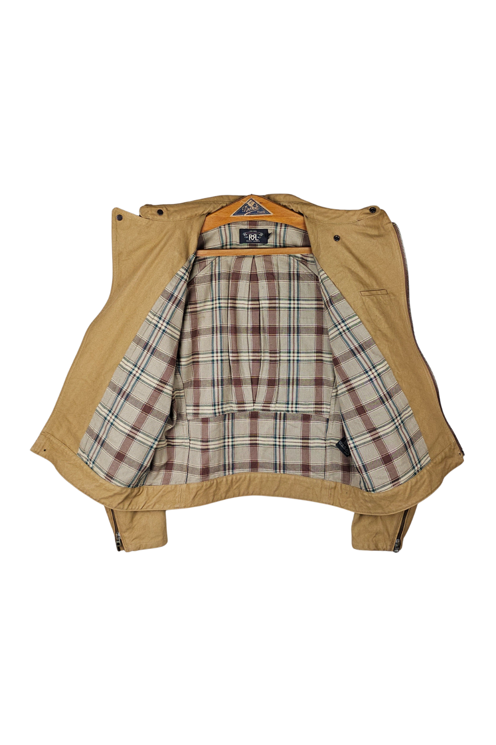 RRL / Double RL Canvas Asym Moto Jacket - late-00s