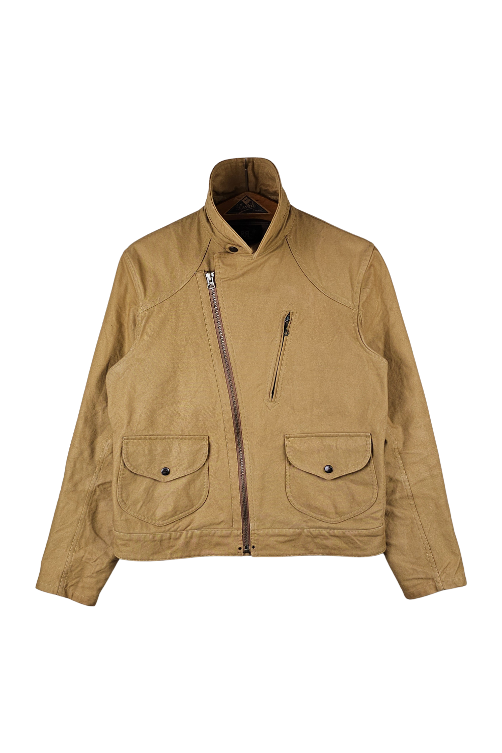 RRL / Double RL Canvas Asym Moto Jacket - late-00s