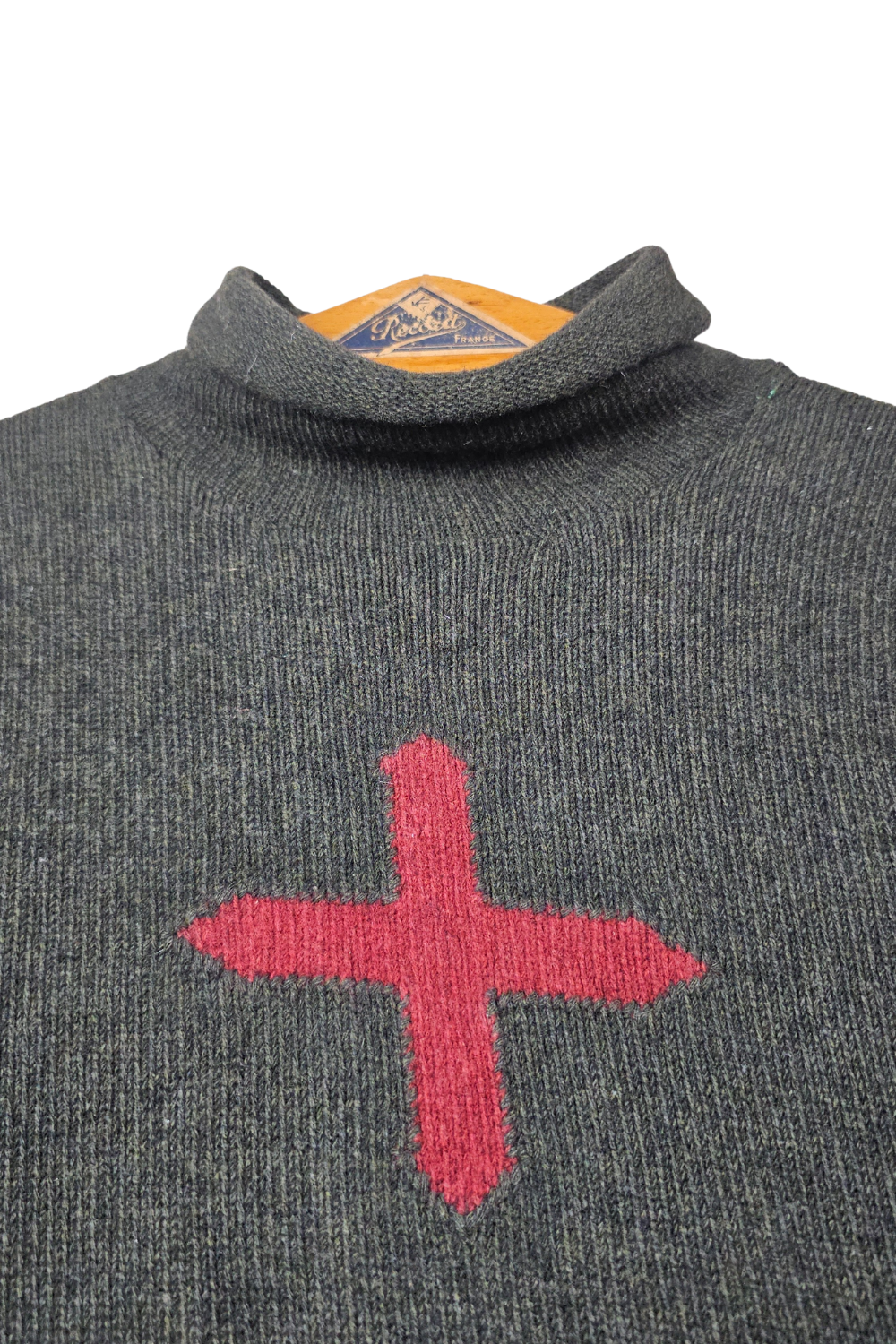 FW96 Polo Sport “Rescue” Lambswool Mock-Neck Knit - HK