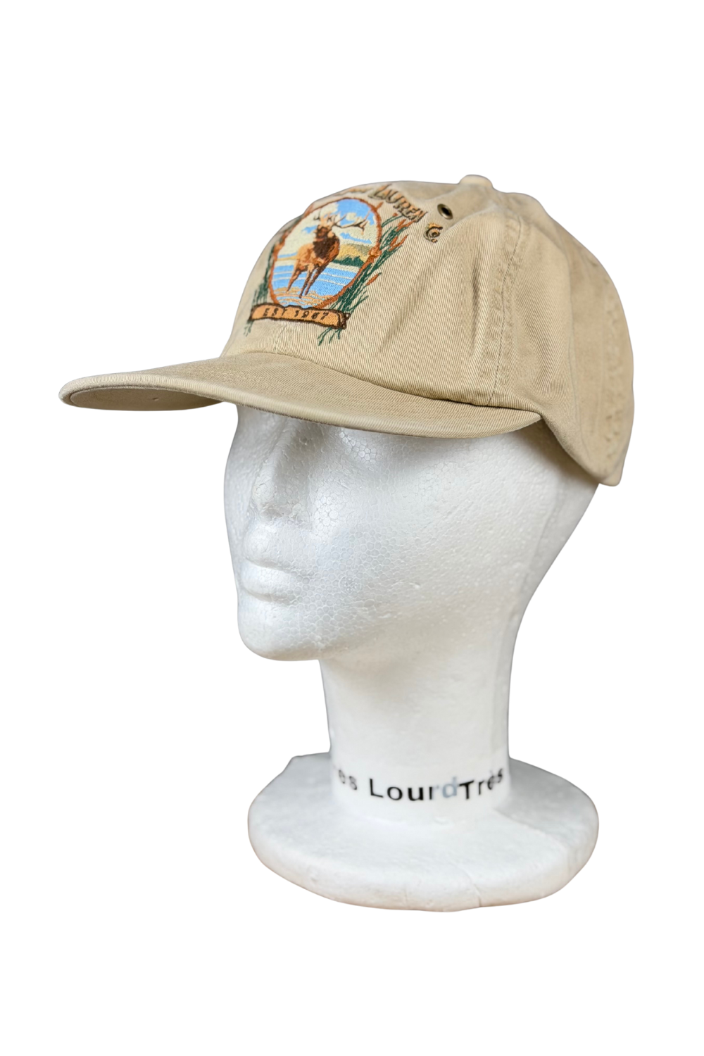 Polo RL “Elk / Sportsman” Embroidered Cap – 90s Taiwan Made